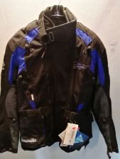 Motoradjacke Sydney schwarz blau